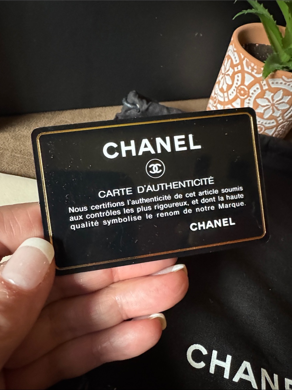 CHANEL Multicolor Floral Mosaic Zip Pouch With COA Dust Bag and Box Like New - Picture 9 of 12